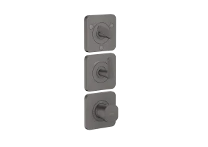 Axor Citterio C Thermostatic Shower Mixer Concealed 298.5 X 209 X 139mm Gunmetal/chrome - Brushed