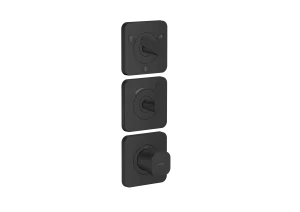 Axor Citterio C Thermostatic Shower Mixer Concealed 298.5 X 209 X 139mm Black - Matt