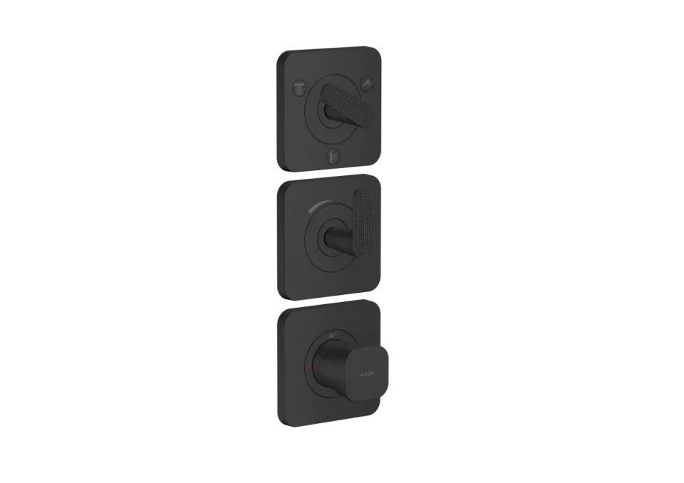 Axor Citterio C Thermostatic Shower Mixer Concealed 298.5 X 209 X 139mm Black - Matt product image - Image 1