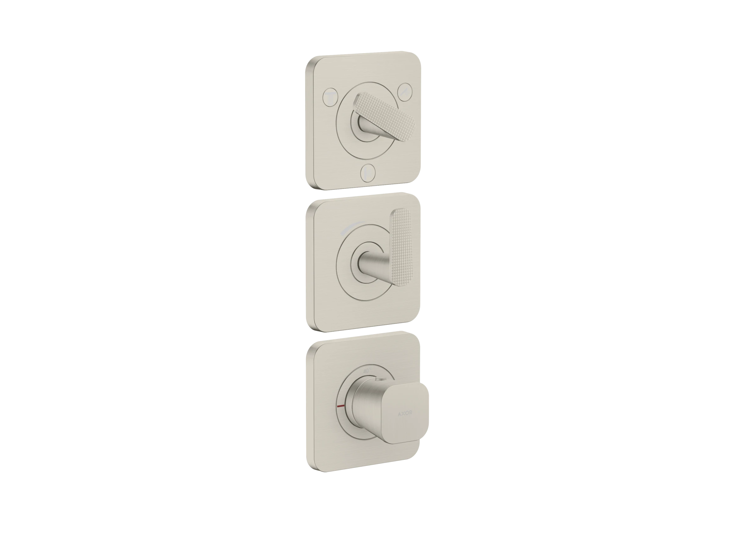 Axor Citterio C Thermostatic Shower Mixer Concealed 298.5 X 209 X 139mm Stainless Steel