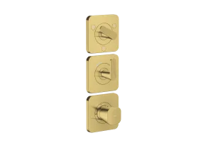 Axor Citterio C Thermostatic Shower Mixer Concealed 298.5 X 209 X 139mm Gold - Polished