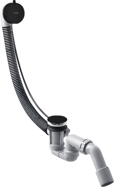Axor Basic Set For Bath Filler With Waste And Overflow 600 X 320 X 90mm Black - Matt