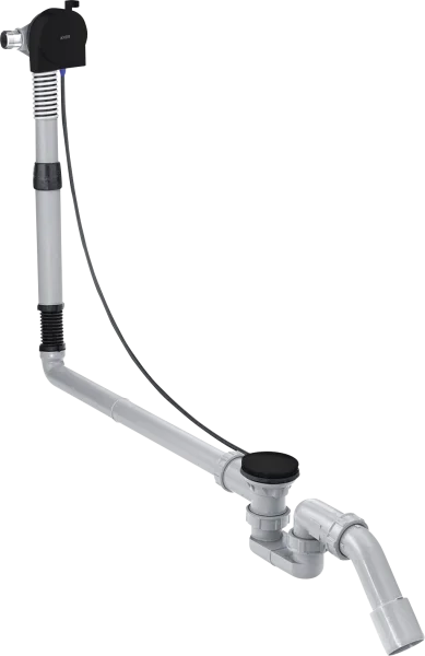 Axor Basic Set For Bath Filler With Waste And Overflow 500 X 320 X 90mm Black - Matt