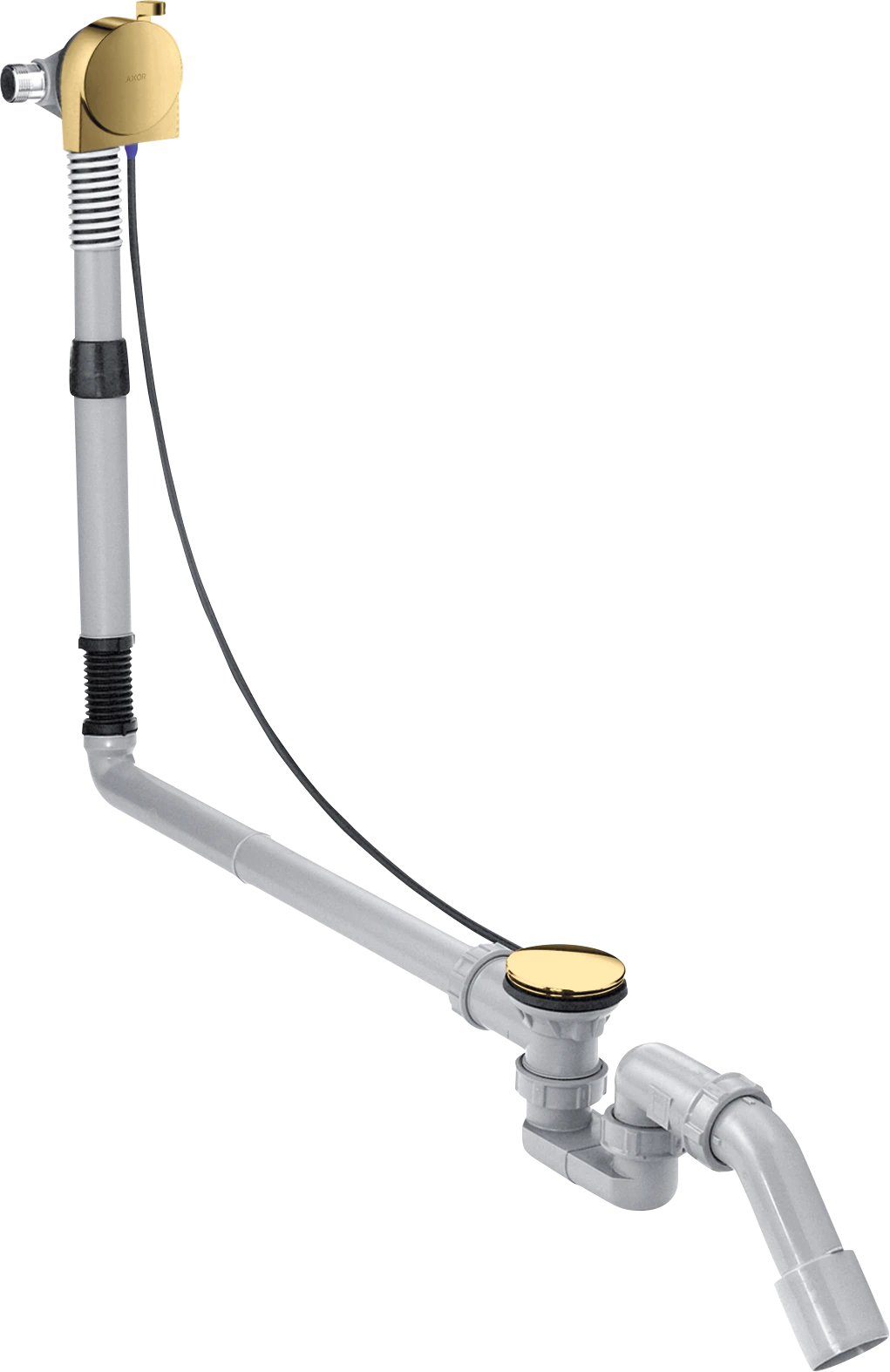 Axor Basic Set For Bath Filler With Waste And Overflow 600 X 320 X 90mm Gold - Polished