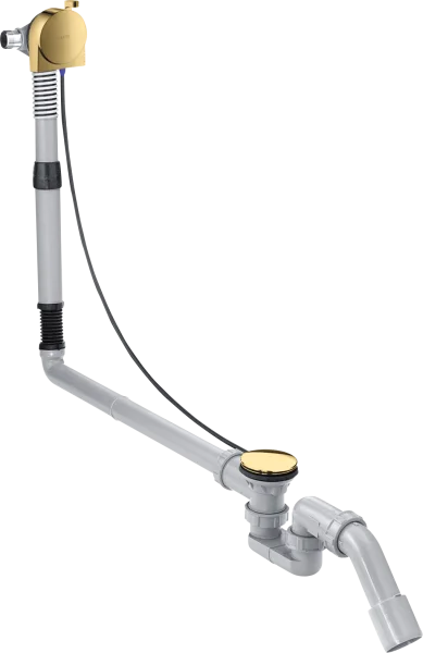 Axor Basic Set For Bath Filler With Waste And Overflow 600 X 320 X 90mm Gold - Polished