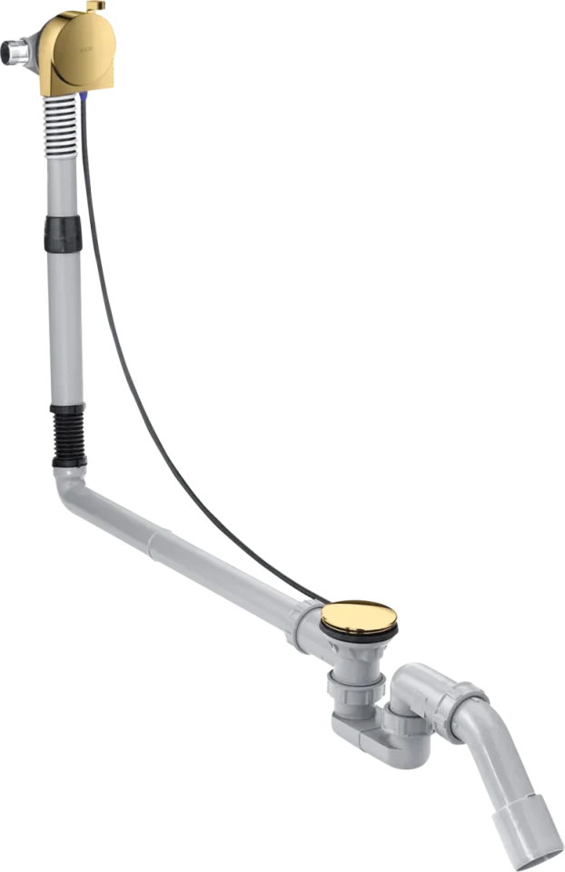 Axor Basic Set For Bath Filler With Waste And Overflow 600 X 320 X 90mm Gold - Polished product image - Image 1