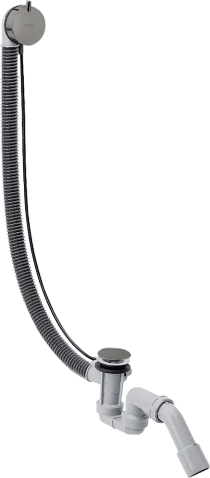 Axor Basic Set For Bath Filler With Waste And Overflow 600 X 320 X 90mm Gunmetal/chrome - Polished product image - Image 1