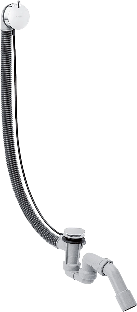 Axor Basic Set For Bath Filler With Waste And Overflow 590 X 310 X 90mm Black - Matt