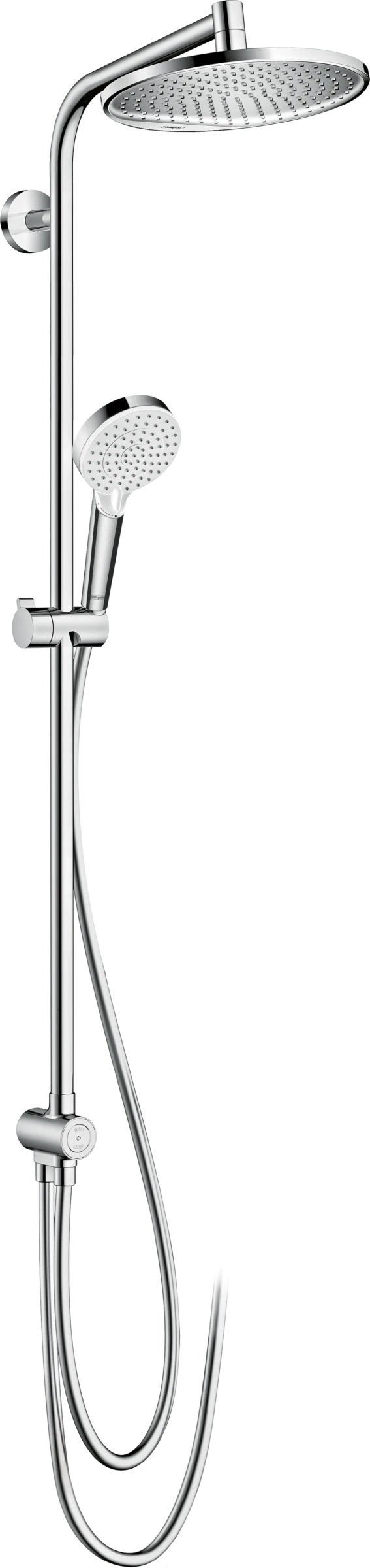 Hansgrohe Crometta S Showerpipe 240 1jet Ecosmart+ Reno Chrome