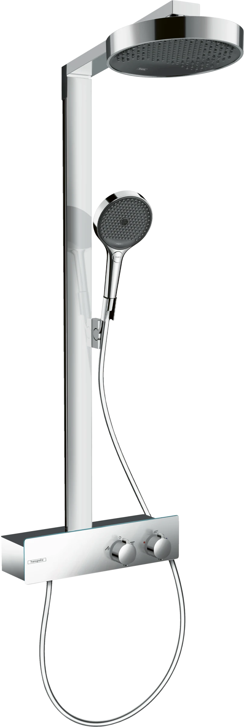 Hansgrohe Rainfinity Showerpipes With Thermostatic Mixer 1160 X 375 X 265mm Chrome
