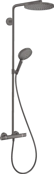 Hansgrohe Raindance S Showerpipes With Thermostatic Mixer 1100 X 360 X 115mm Gunmetal/chrome - Brushed