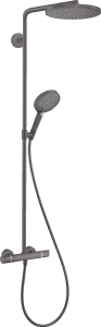 Hansgrohe Raindance S Showerpipes With Thermostatic Mixer 1100 X 360 X 115mm Gunmetal/chrome - Brushed