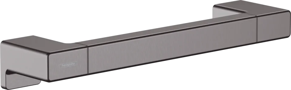 Hansgrohe Addstoris Q Grab Rails 85 X 60 X 355mm Gunmetal/chrome - Brushed product image - Image 1