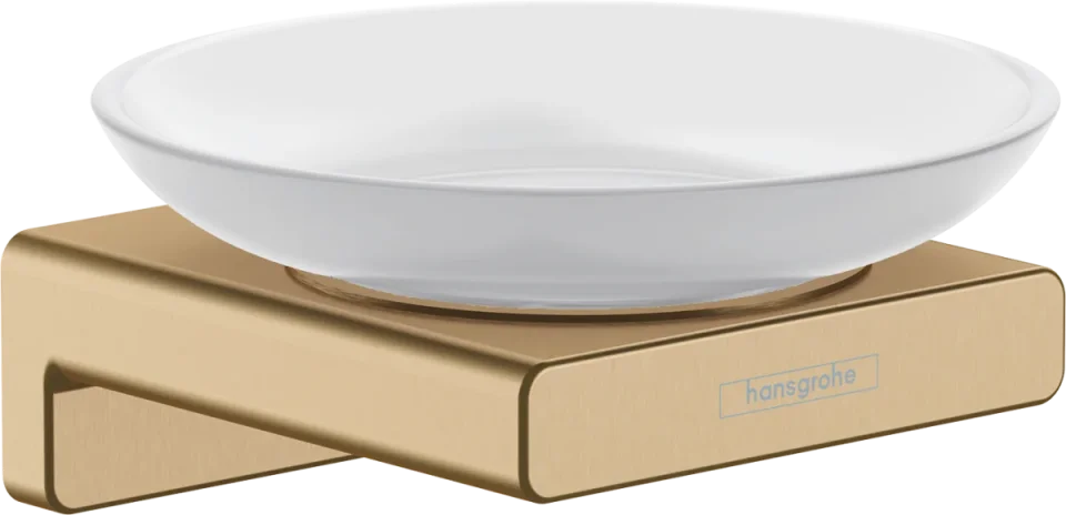 Hansgrohe Addstoris Q Soap Dishes /-basket 125 X 115 X 90mm Bronze - Brushed product image - Image 1