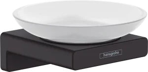 Hansgrohe Addstoris Q Soap Dishes /-basket 125 X 115 X 90mm Black - Matt