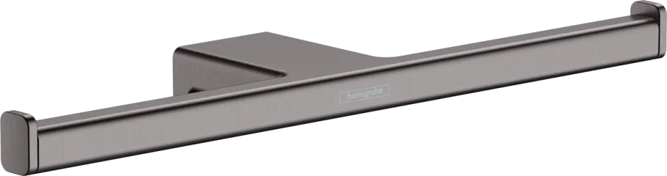 Hansgrohe Addstoris Q Toilet Roll Holders 85 X 60 X 355mm Gunmetal/chrome - Brushed product image - Image 1
