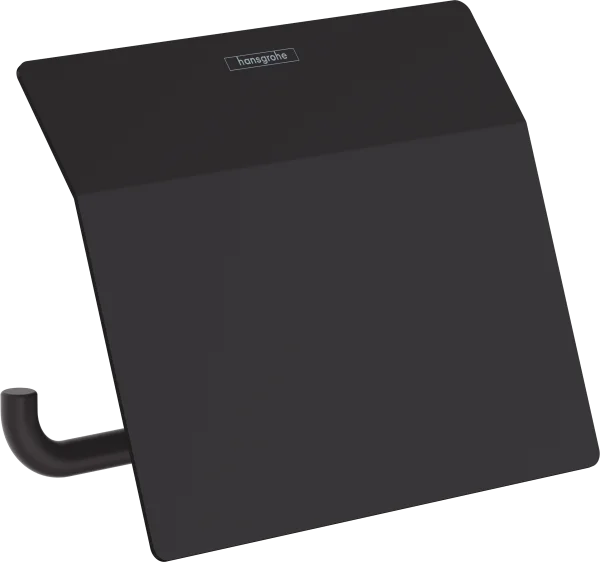 Hansgrohe Addstoris Q Roll Holder With Cover Matt Black