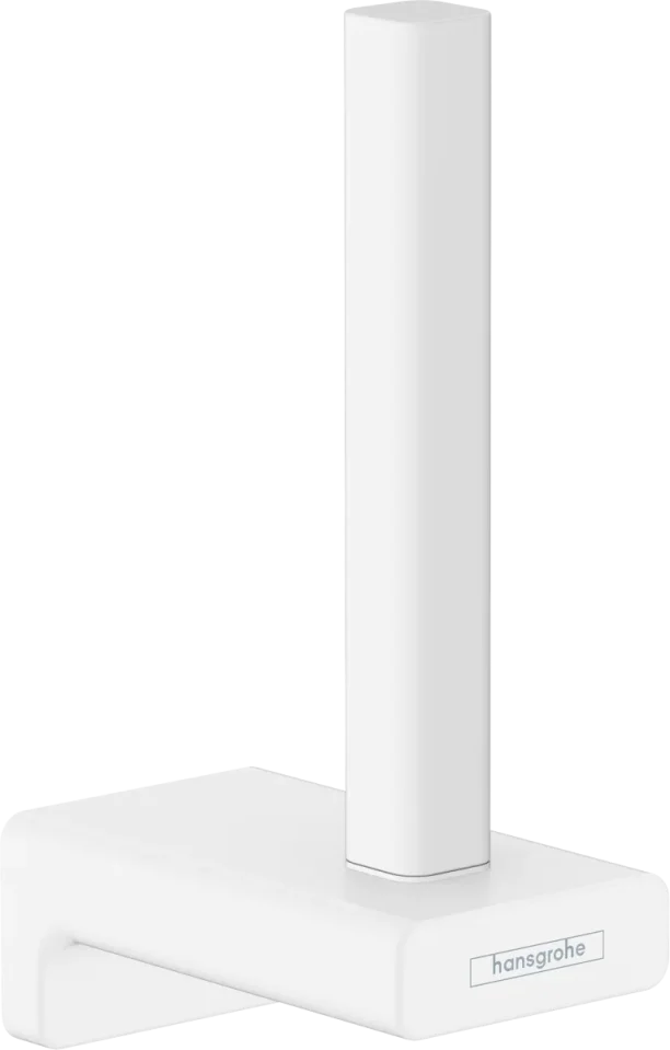 Hansgrohe Addstoris Q Toilet Roll Holders 105 X 55 X 160mm White - Matt product image - Image 1