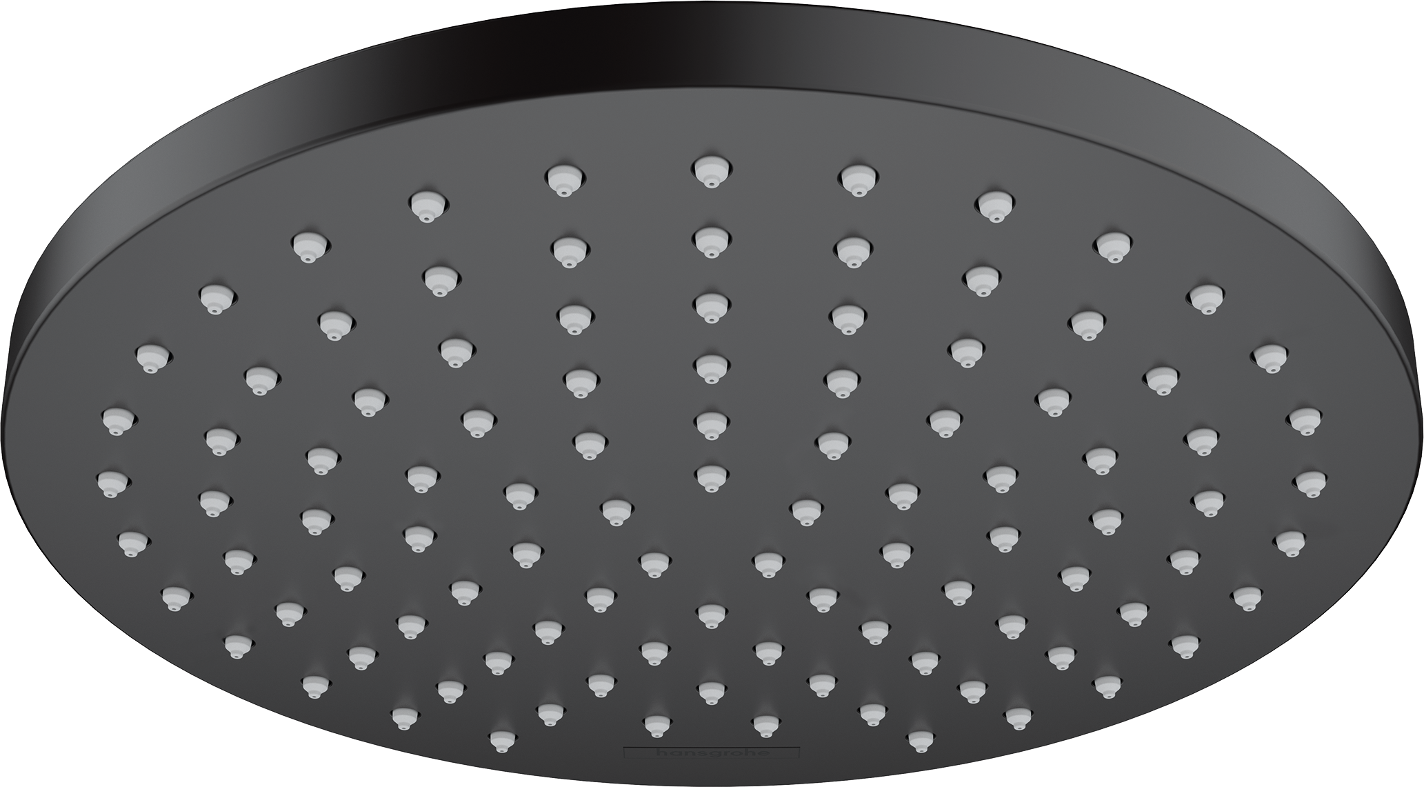 Hansgrohe Vernis Blend Overhead Showers 283 X 265 X 91mm Black - Matt