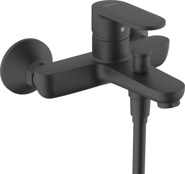 Hansgrohe Vernis Blend Bath Mixers Exposed 245 X 197 X 120mm Black - Matt
