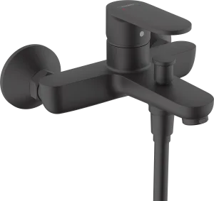 Hansgrohe Vernis Blend Bath Mixers Exposed 245 X 197 X 120mm Black - Matt