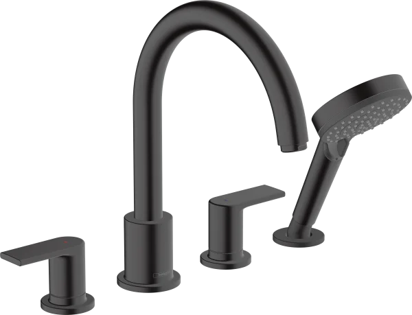 Hansgrohe Vernis Shape Bath Mixers Concealed 720 X 290 X 70mm Black - Matt