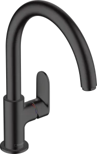 Hansgrohe Vernis Blend M35 Manual Kitchen Mixers 377 X 285 X 66mm Black - Matt