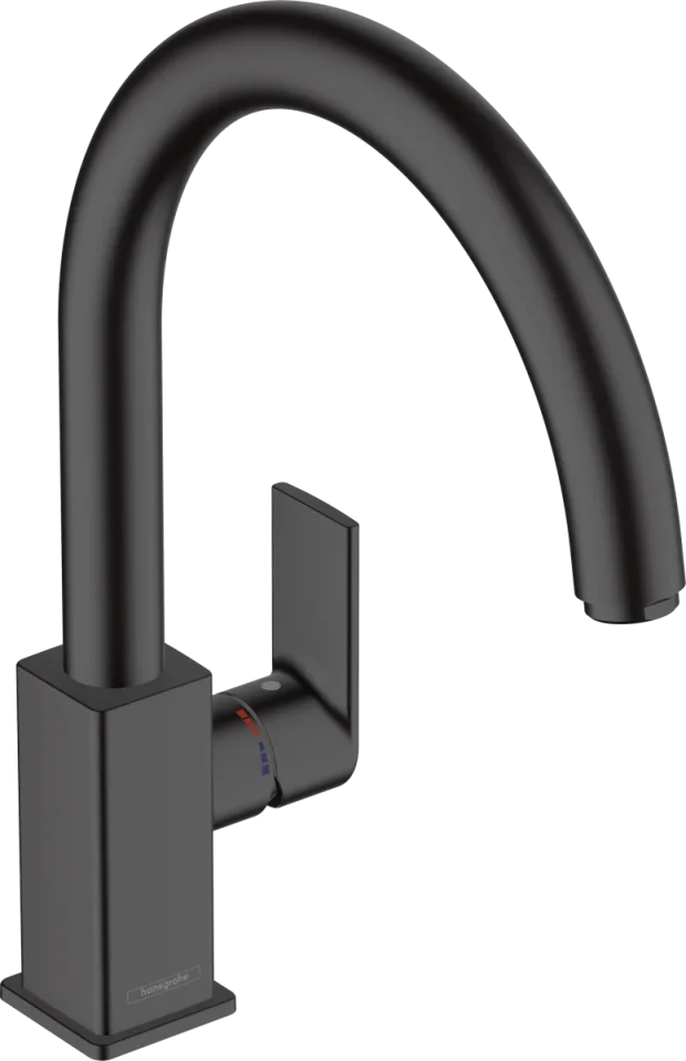 Hansgrohe Vernis Shape M35 Manual Kitchen Mixers 530 X 265 X 90mm Black - Matt product image - Image 1
