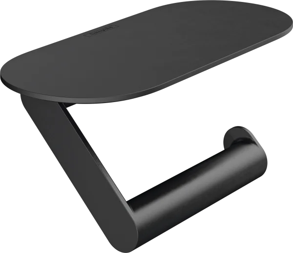 Hansgrohe Wallstoris Toilet Paper Holder With Shelf Matt Black