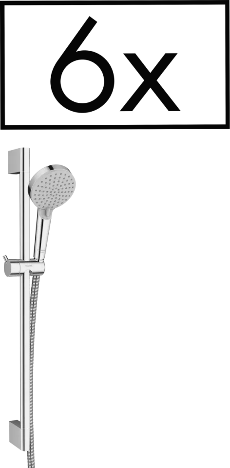 Hansgrohe Vernis Blend Shower Rail Sets 770 X 365 X 190mm Chrome product image - Image 1