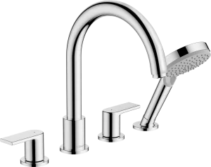 Hansgrohe Vernis Shape Bath Mixers Concealed 720 X 290 X 70mm Chrome