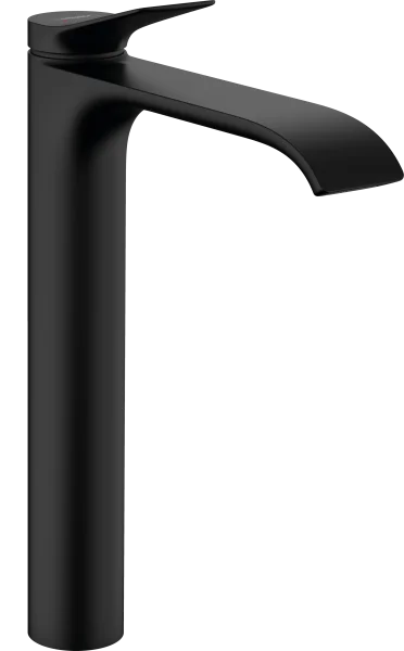 Hansgrohe Vivenis Single Lever Basin Mixer 250 For Washbowls With Pop-up Waste Set Matt Black
