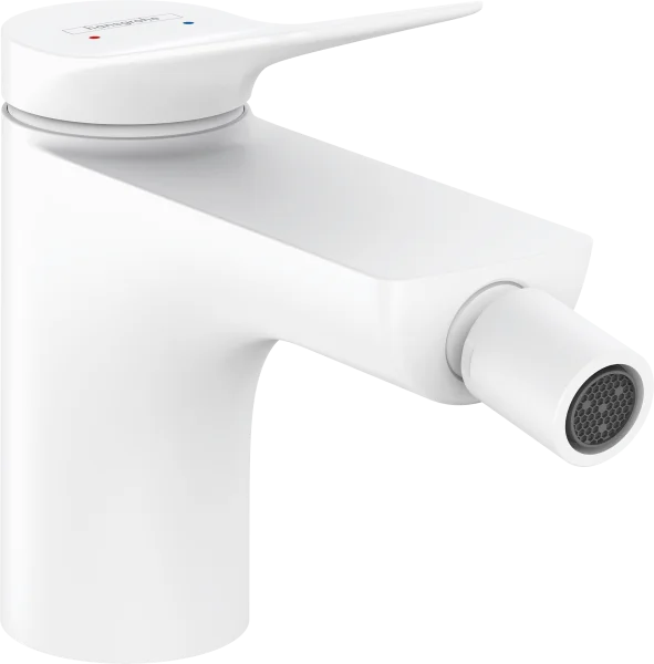 Hansgrohe Vivenis Single Lever Bidet Mixer With Pop-up Waste Set Matt White