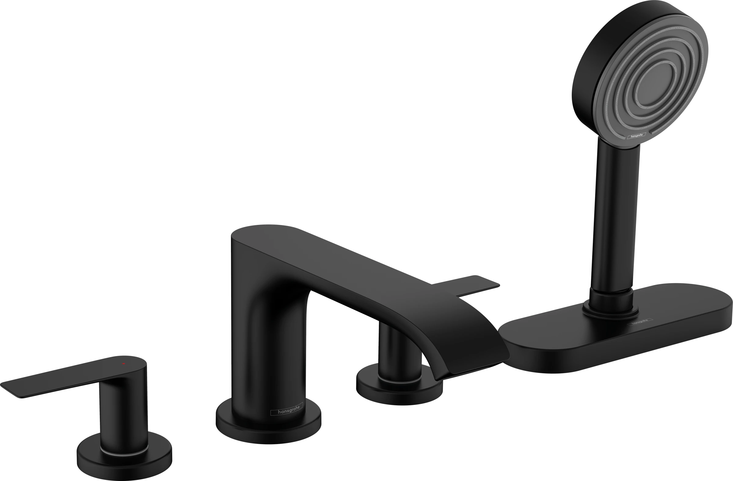 Hansgrohe Vivenis Bath Mixers Concealed 555 X 290 X 230mm Black - Matt