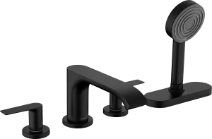 Hansgrohe Vivenis Bath Mixers Concealed 555 X 290 X 230mm Black - Matt