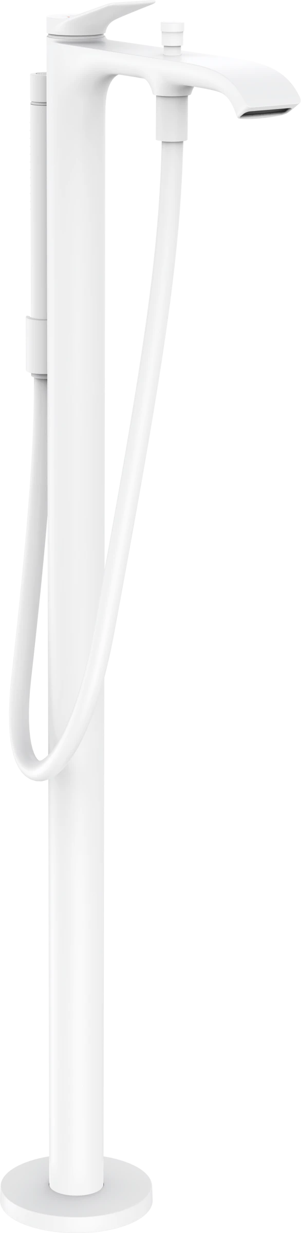 Hansgrohe Vivenis Single Lever Bath Mixer Floor-standing Matt White