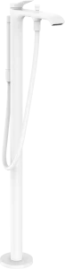 Hansgrohe Vivenis Single Lever Bath Mixer Floor-standing Matt White