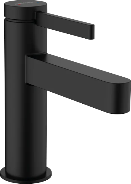 Hansgrohe Finoris Single Lever Basin Mixer 100 With Push-open Waste Set Matt Black
