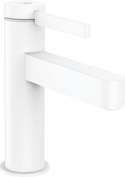 Hansgrohe Finoris Pillar Tap 100 For Cold Water Without Waste Set Matt White