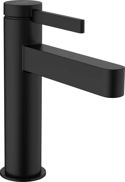 Hansgrohe Finoris Single Lever Basin Mixer 110 Coolstart With Push-open Waste Set Matt Black