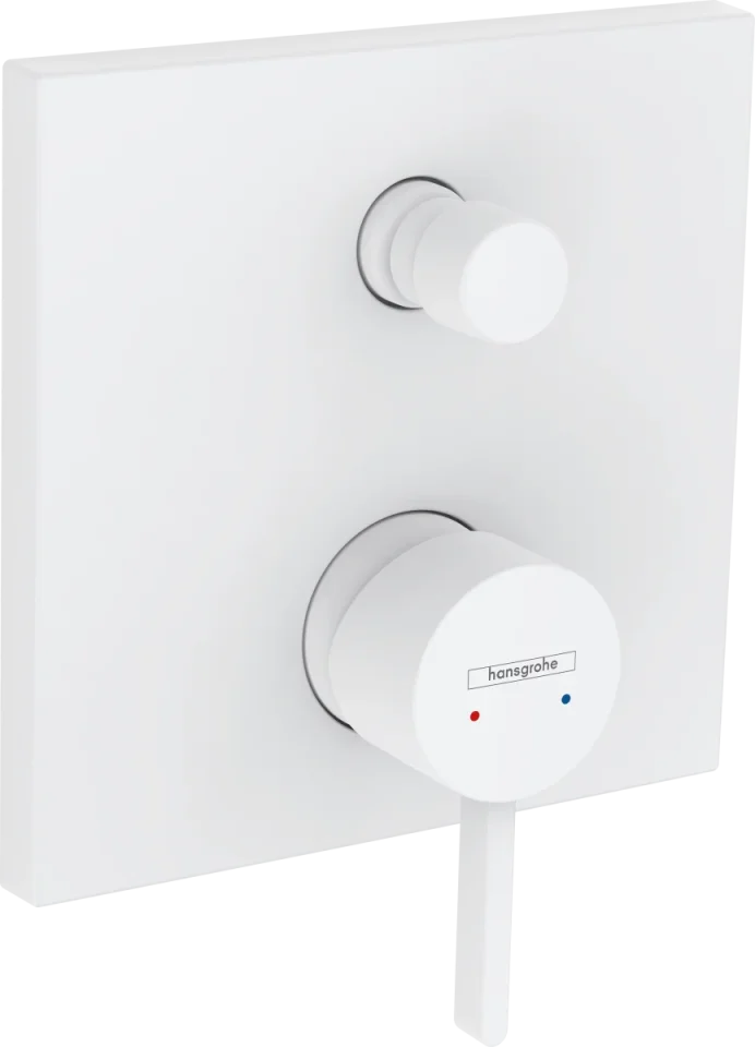 Hansgrohe Finoris Bath Mixers Concealed 215 X 190 X 135mm White - Matt product image - Image 1