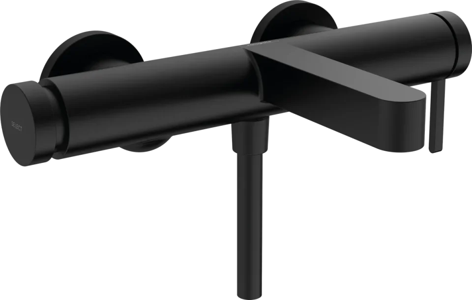 Hansgrohe Finoris Bath Mixers Exposed 452 X 297 X 139mm Black - Matt product image - Image 1