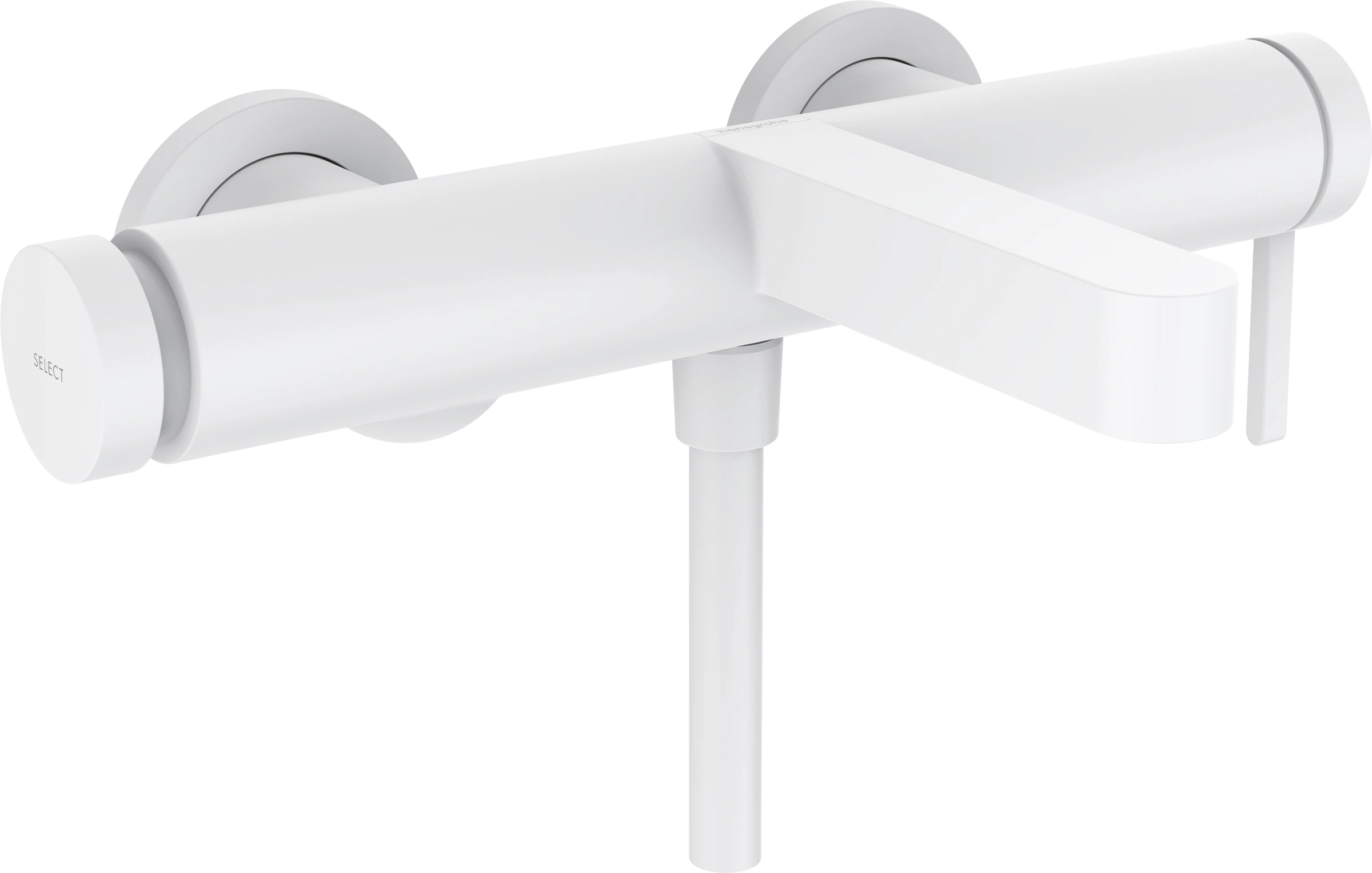 Hansgrohe Finoris Bath Mixers Exposed 452 X 297 X 139mm White - Matt