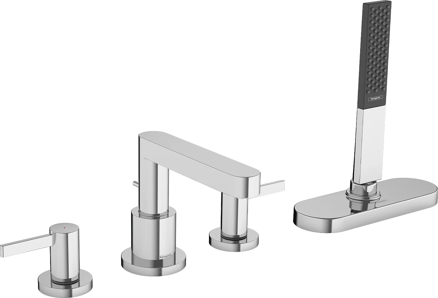 Hansgrohe Finoris Bath Mixers Concealed 555 X 290 X 230mm Chrome
