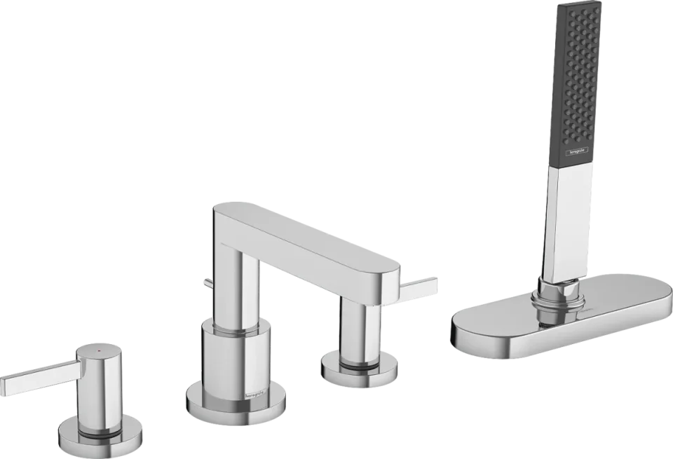 Hansgrohe Finoris Bath Mixers Concealed 555 X 290 X 230mm Chrome product image - Image 1