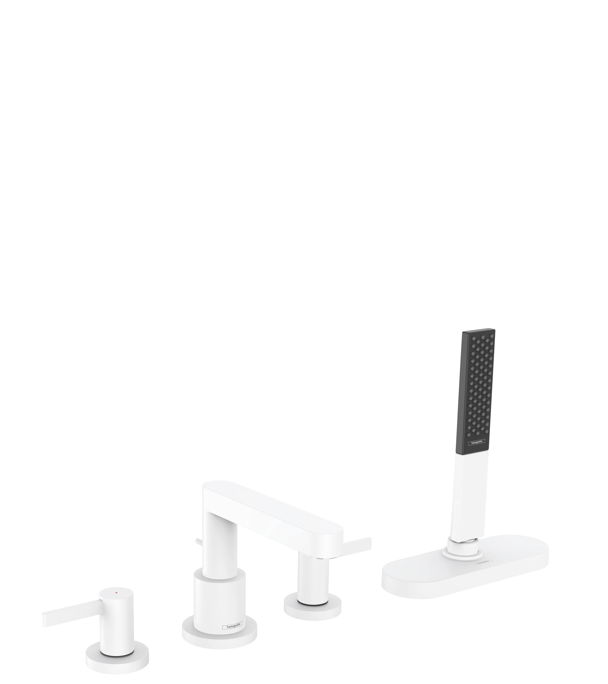 Hansgrohe Finoris Bath Mixers Concealed 555 X 290 X 230mm White - Matt
