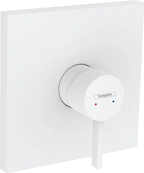 Hansgrohe Finoris Single Lever Shower Mixer For Concealed Installation Matt White