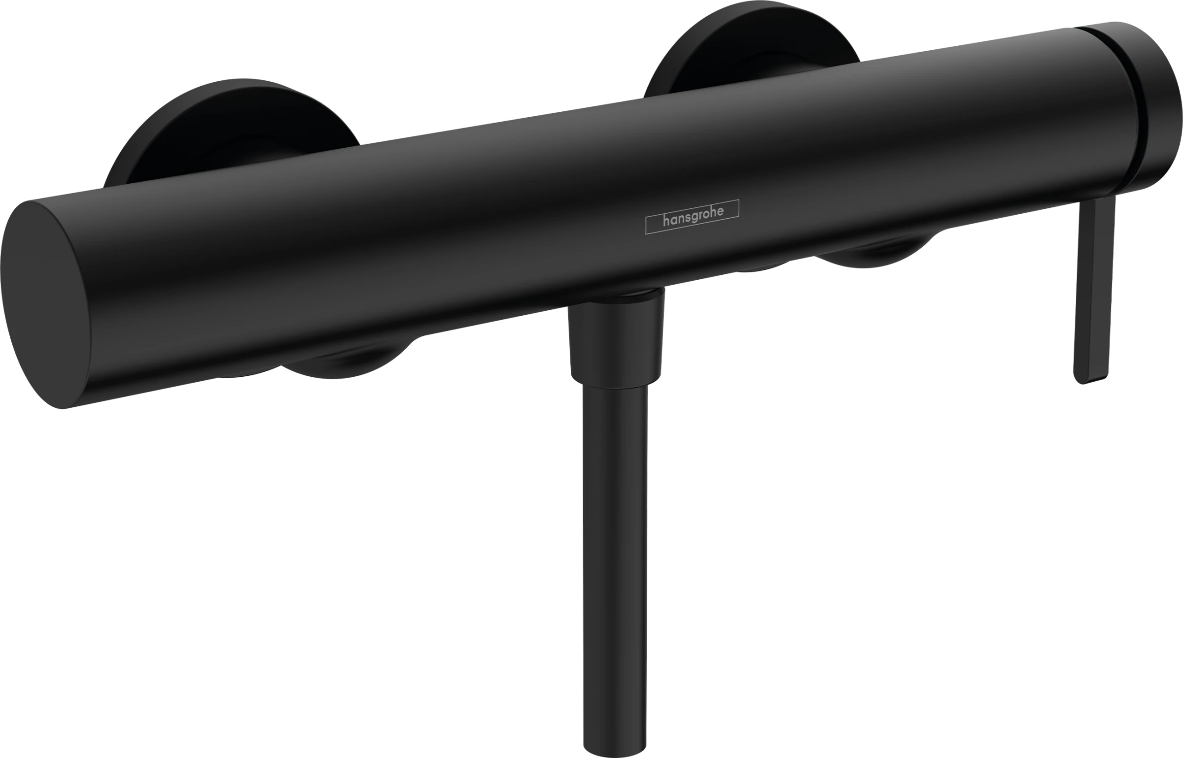 Hansgrohe Finoris Single Lever Shower Mixer For Exposed Installation Matt Black