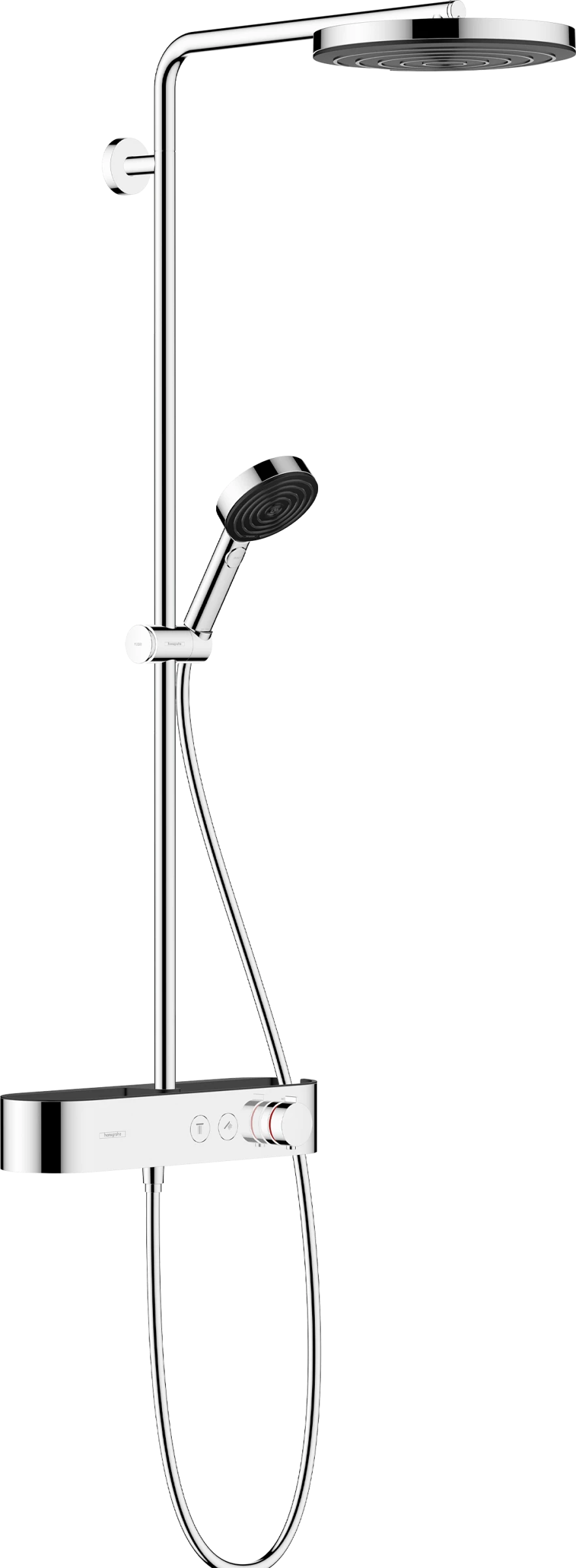 Hansgrohe Pulsify S Showerpipes With Thermostatic Mixer 1187 X 365 X 180mm Chrome