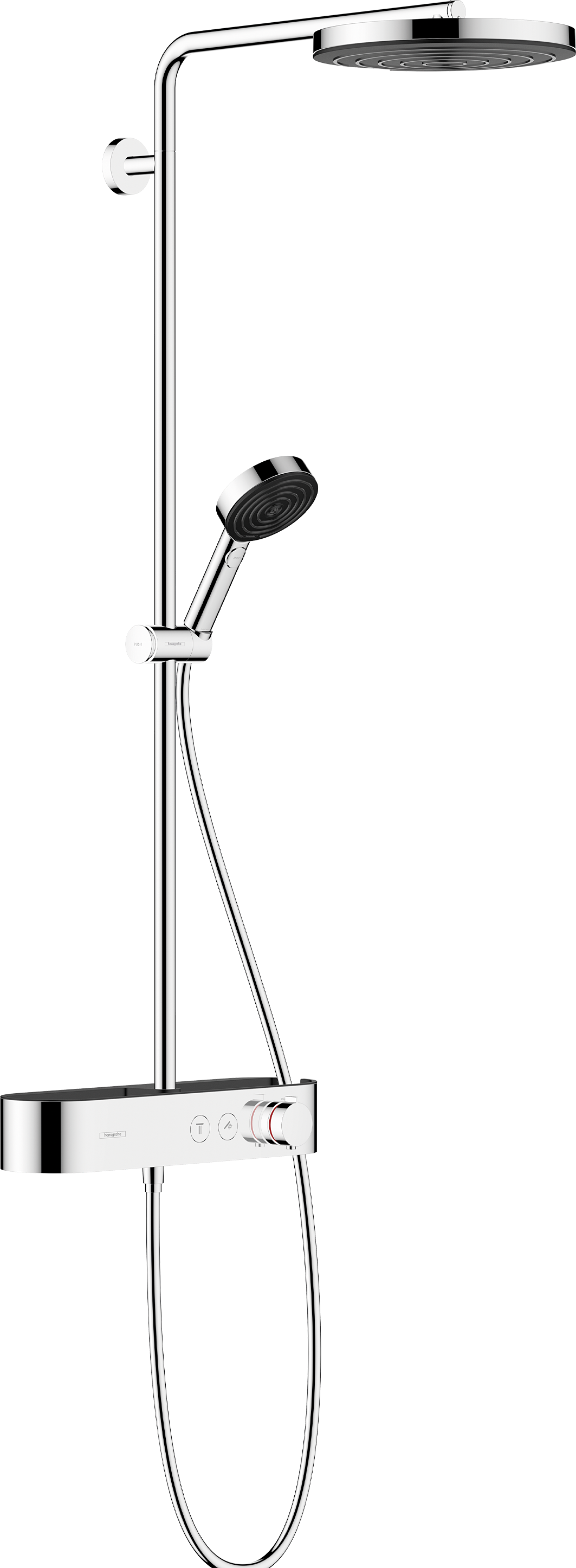 Hansgrohe Pulsify S Showerpipes With Thermostatic Mixer 1187 X 365 X 180mm Chrome
